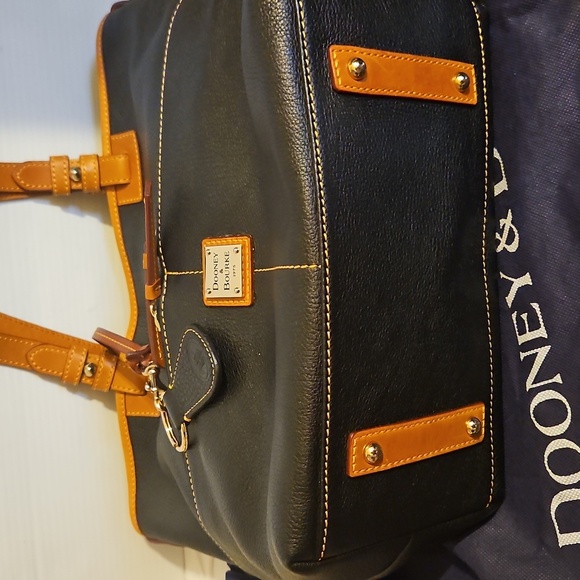 Dooney & Bourke Pebble Leather Convertible Shopper Tote - Picture 6 of 10